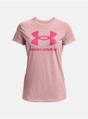 Under Armour Womens Sportstyle Graphic Tee Pink XS