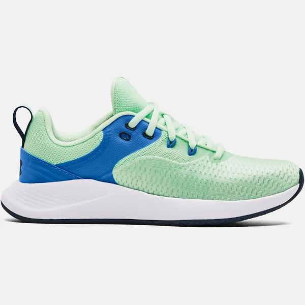 Under Armour Womens UA Charged Breathe 3 Trainers in Green - Size UK 7