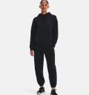 Under Armour Womens UA Rival Fleece Oversized Joggers Black S @ Rebel Active