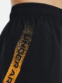 Under Armour Woven Graphic Shorts Black Orange - M
