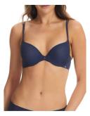 Underline Dual Full Coverage Push Up Bra in Midnight Black 12 DD