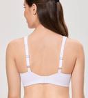 Underwire Minimizer Bra White / 12 / D
