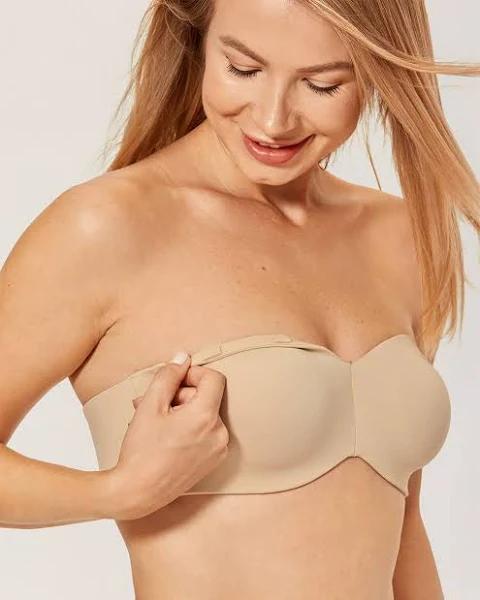 Underwire Strapless Bra Soft Tan / 14 / B