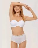 Underwire Strapless Bra White / 12 / E
