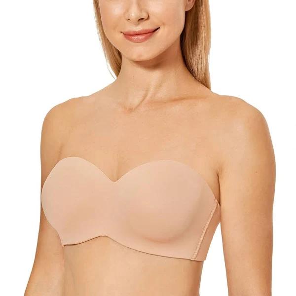 Underwire Strapless Bra White / 12 / E