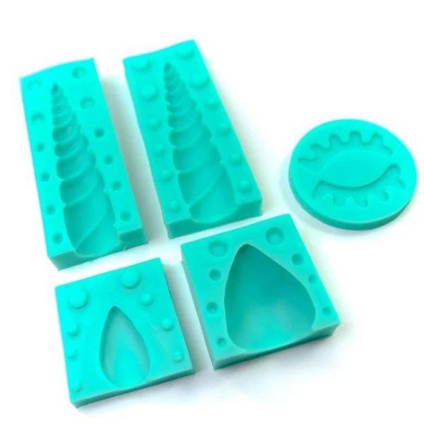 Unicorn Silicone Mould 5pcs