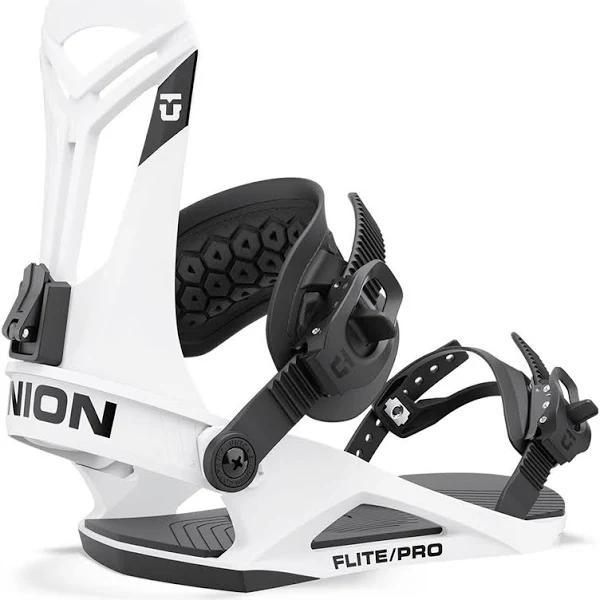 Union Flite Pro Snowboard Binding 2022 - White | Snowboard Bindings