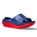 Unisex Hoka Ora Recovery Slide 3 Bellewether Blue/Red Alert / M9/W11