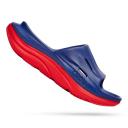 Unisex Hoka Ora Recovery Slide 3 Bellewether Blue/Red Alert / M9/W11