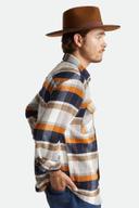 Unisex Reno Fedora in Coffee XS