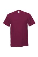 Universal Textiles Mens Short Sleeve Casual T-Shirt Oxblood Large