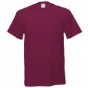 Universal Textiles Mens Short Sleeve Casual T-Shirt Oxblood Large