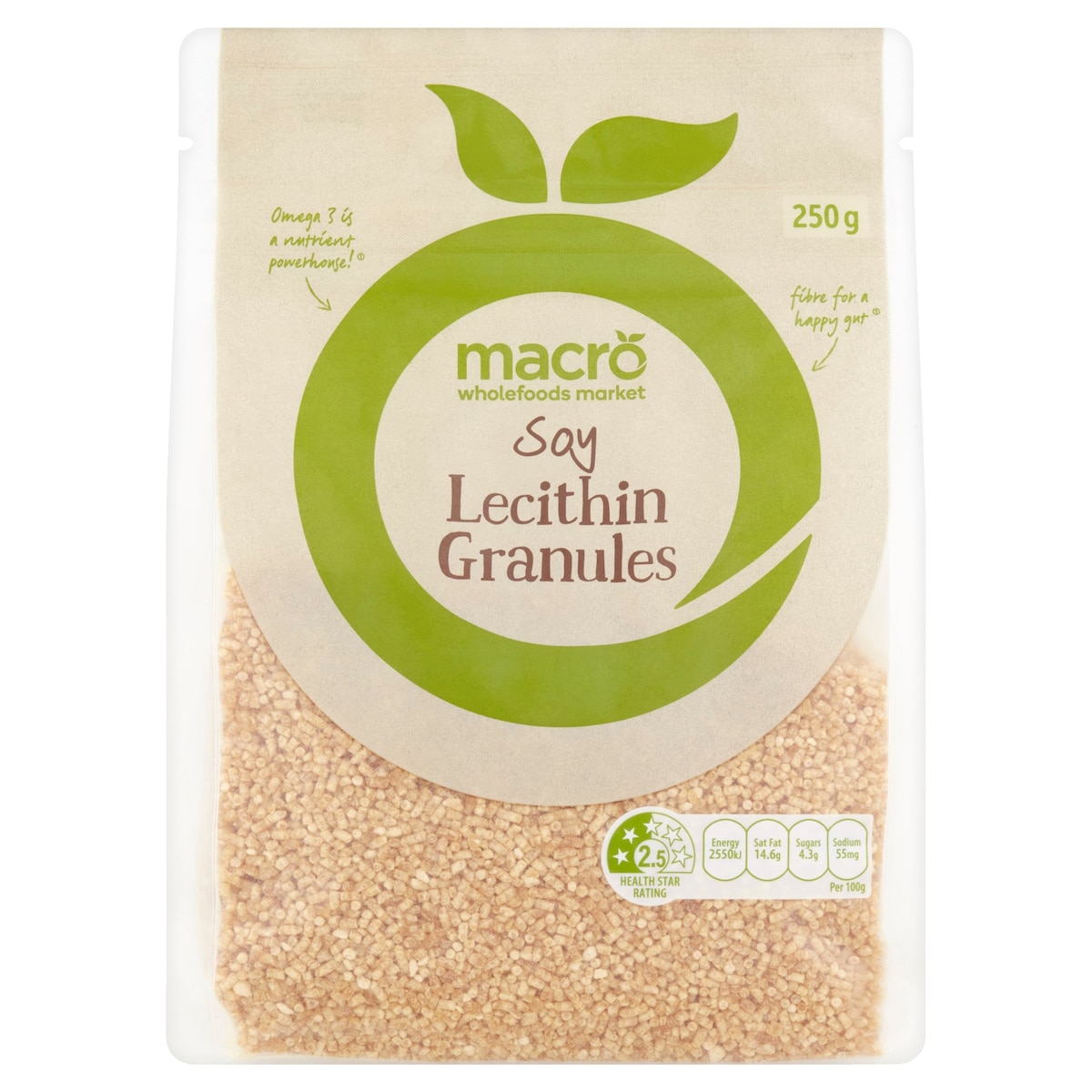 Macro Cereal Granules Lecithin 250g