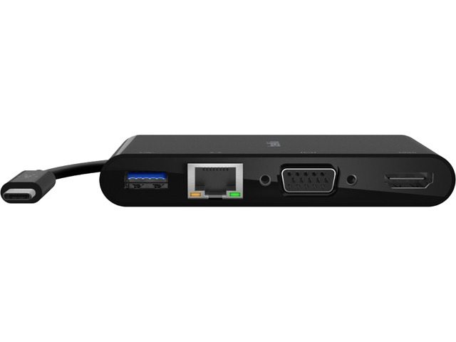 Belkin USB-C Multimedia Adapter Black