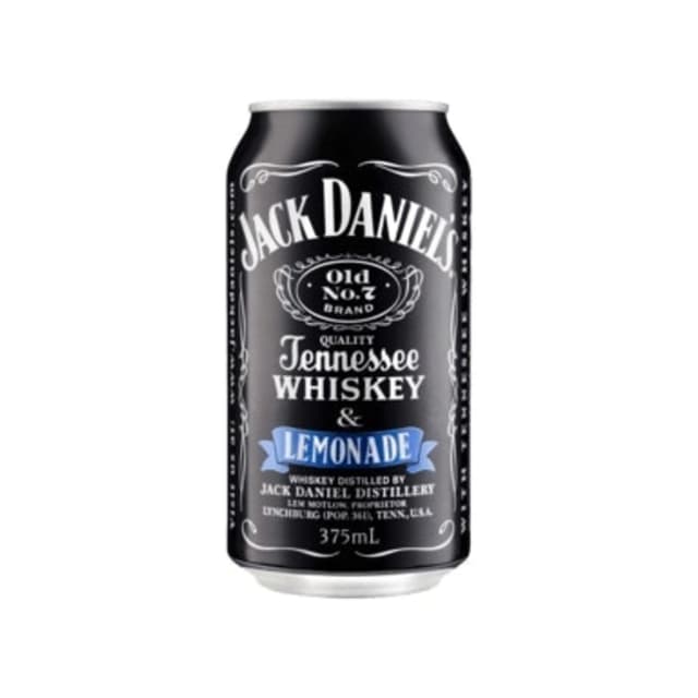 Jack Daniels Tennessee Whiskey & Lemonade 375ml - Case (24)