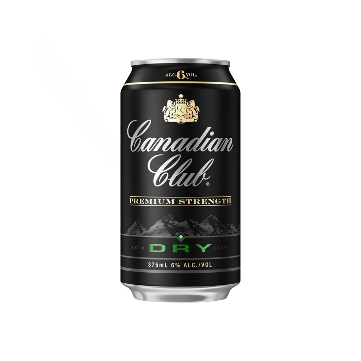 Canadian Club & Dry Premium 6% Can 375ml