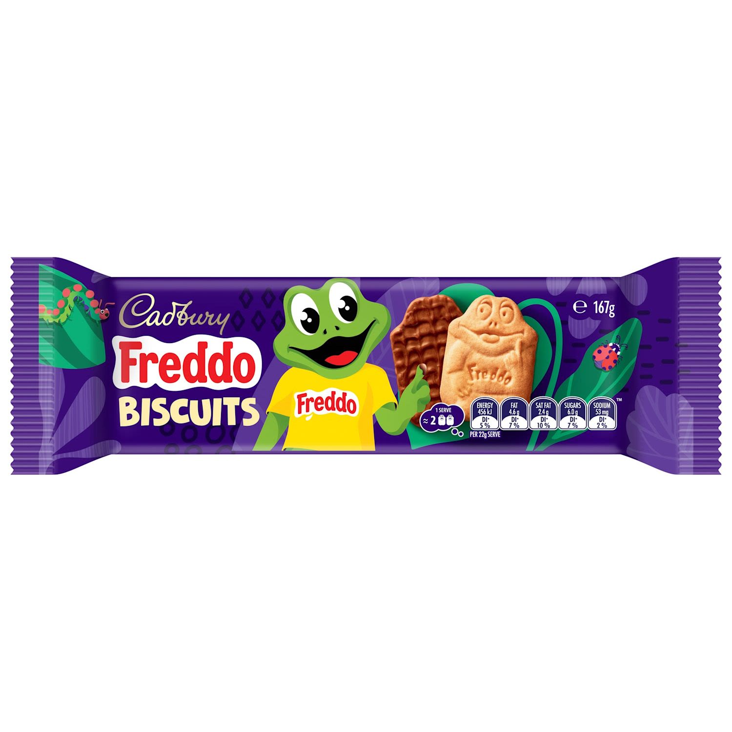 Cadbury Freddo Chocolate Biscuits 167g