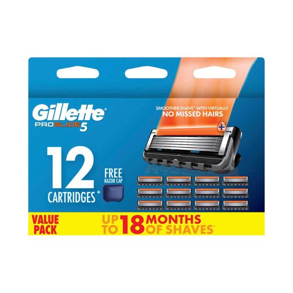 Gillette ProGlide Manual Blade Refills 12 Pack