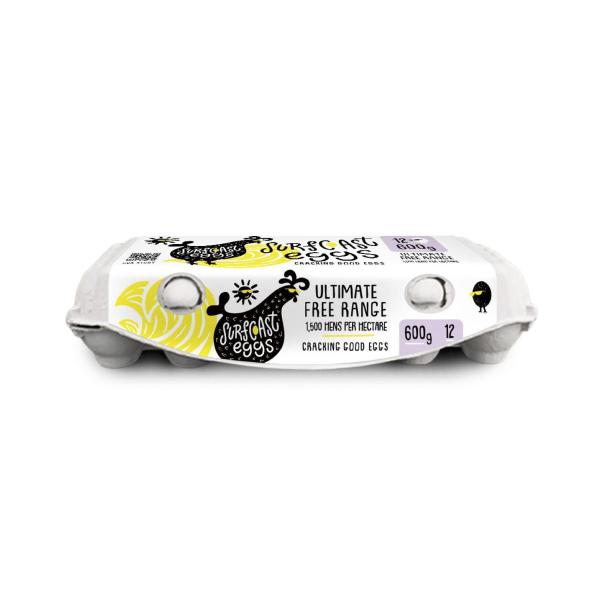 Surf Coast Ultimate Free Range Eggs 12 Pack | 600g
