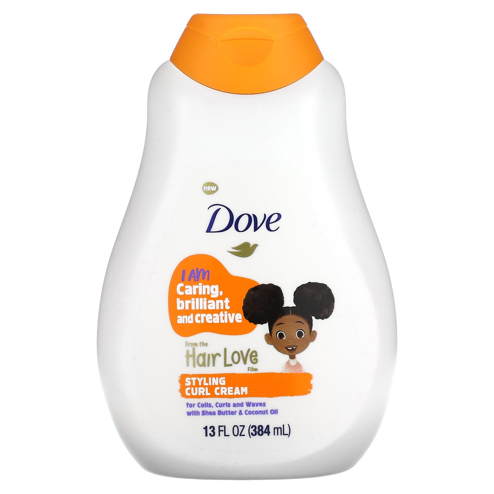 Dove Kids Care Hair Love Styling Curl Cream, Infused with Coconut Oil