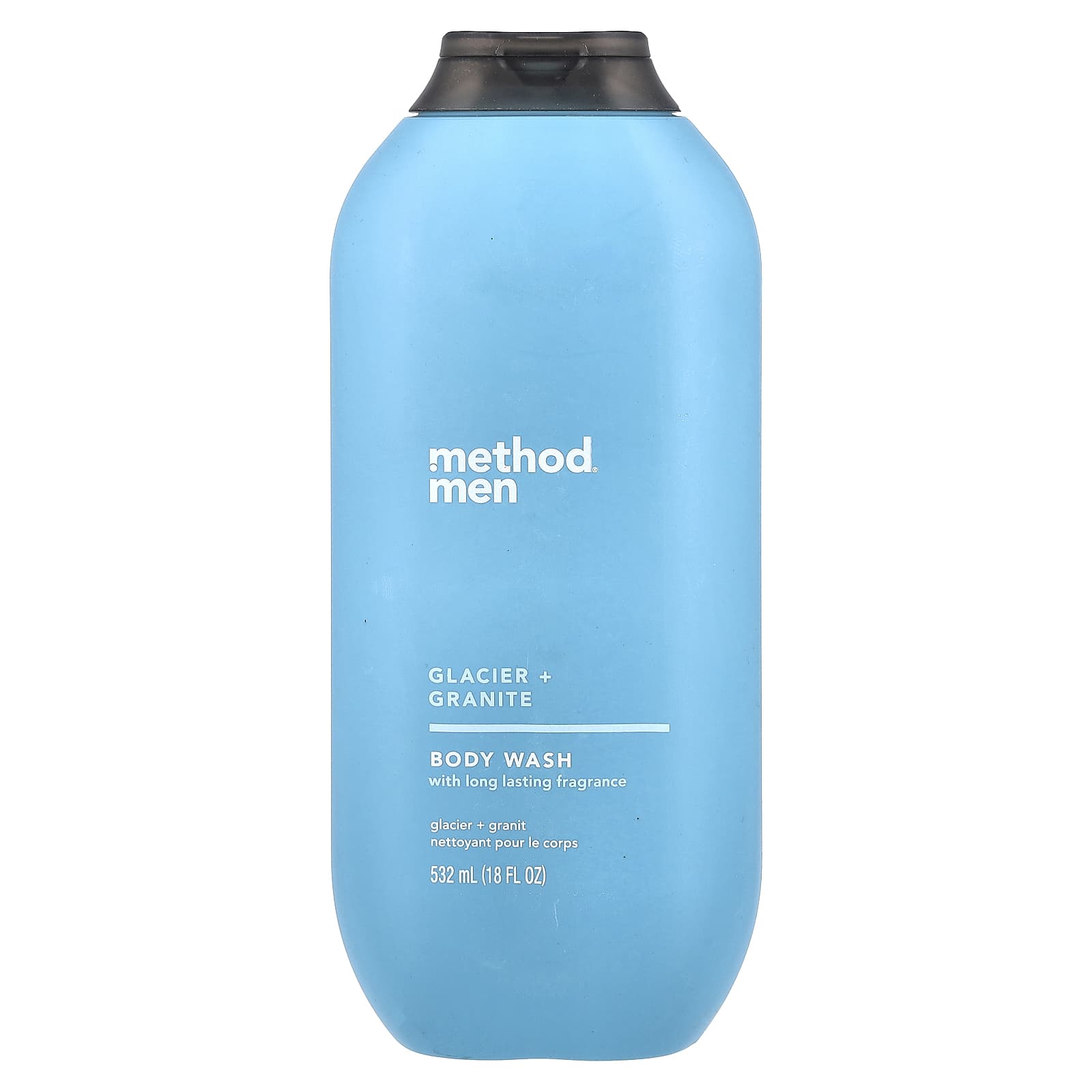 Method Men Body Wash, Glacier + Granite, Paraben and Phthalate Free, 18 fl oz (Pack of 6)