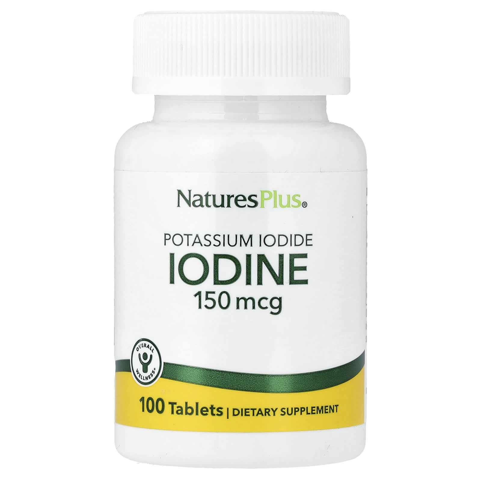 Nature's Plus Potassium Iodide 150 mcg 100 Tablets
