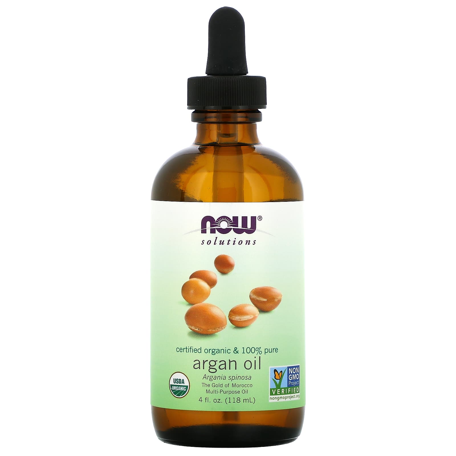 NOW- Organic Argan Oil - 4 fl oz