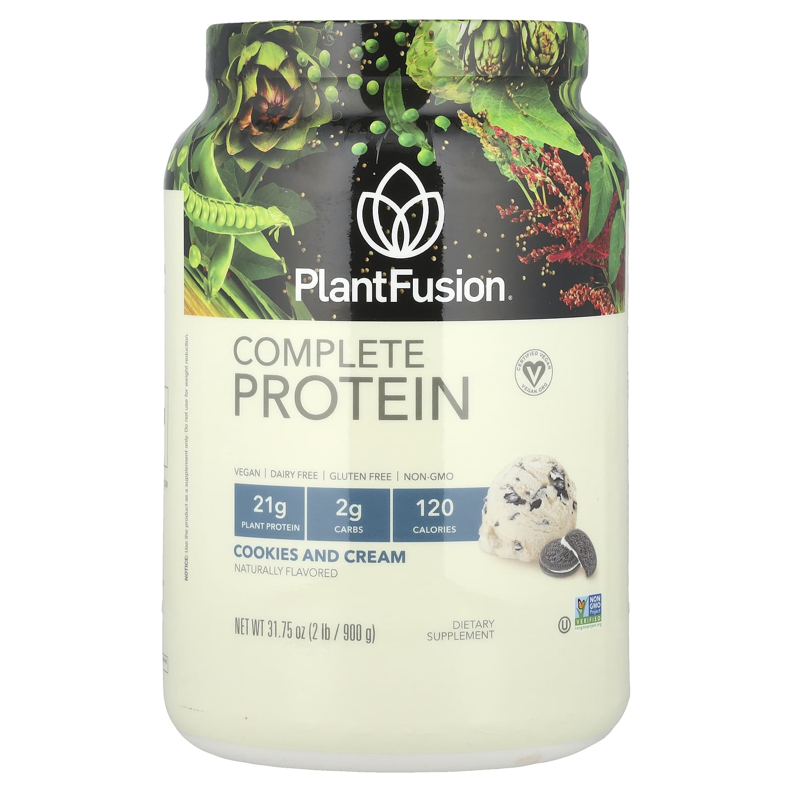 PlantFusion - Complete Protein - Cookies N' Cream - 2 lbs.