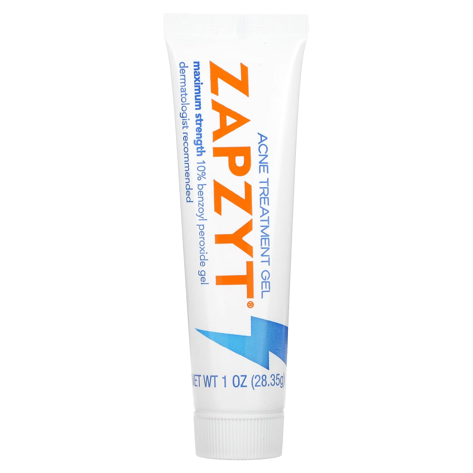 Zapzyt Acne Treatment Gel - 10% Benzoyl Peroxide, 1 oz