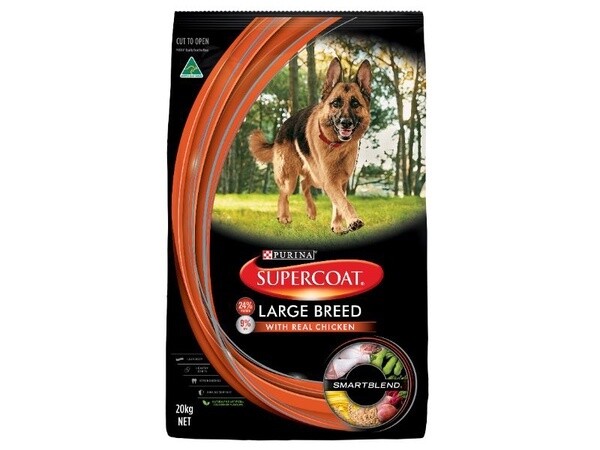 Supercoat 20kg Chicken Large Adult Dog Dry Food