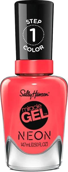 Sally Hansen Miracle Gel Neon Nail Polish Flash of Bright 14.7ml