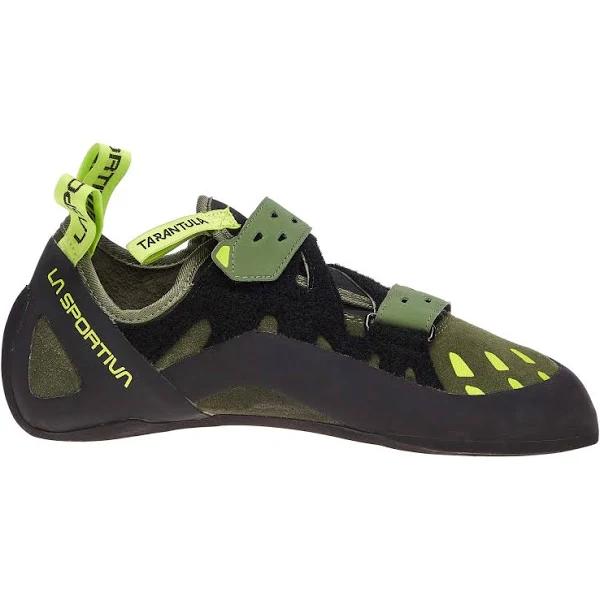 La Sportiva Tarantula Rock Climbing Shoes, Olive/Neon / 41