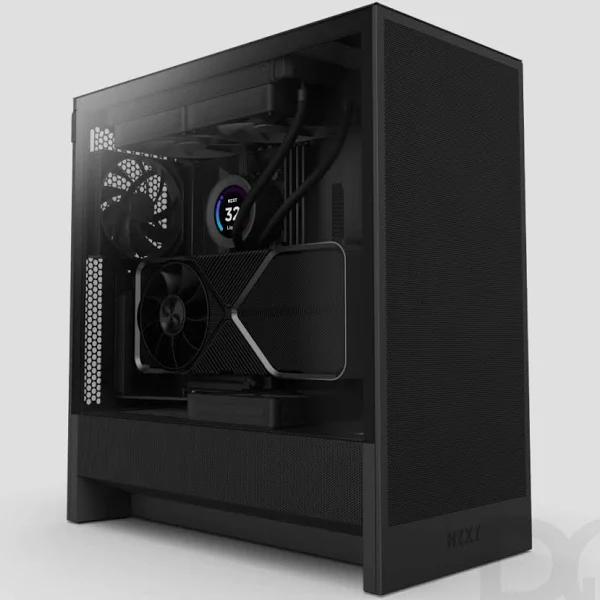 NZXT H5 Flow Mid-Tower ATX Case White 2024 Edition