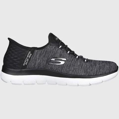 Skechers Summits Slip-ins Shoes Black Grey White Women - 39