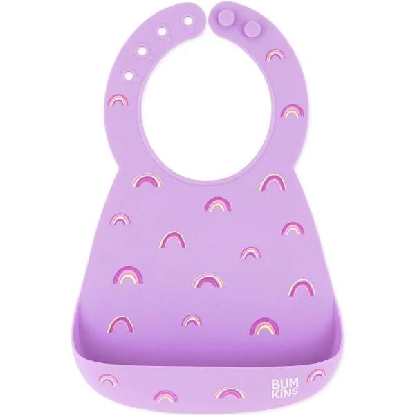 Bumkins - Silicone Bib - Rainbows