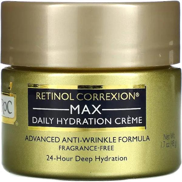 Roc Retinol Correxion Max Hydration Cream Fragrance Free 1.7 oz (48 g)