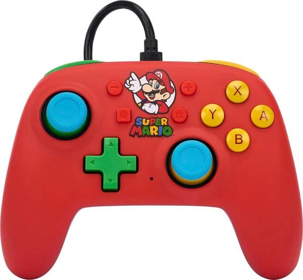 PowerA Nano Wired Controller Nintendo Switch Mario Medley