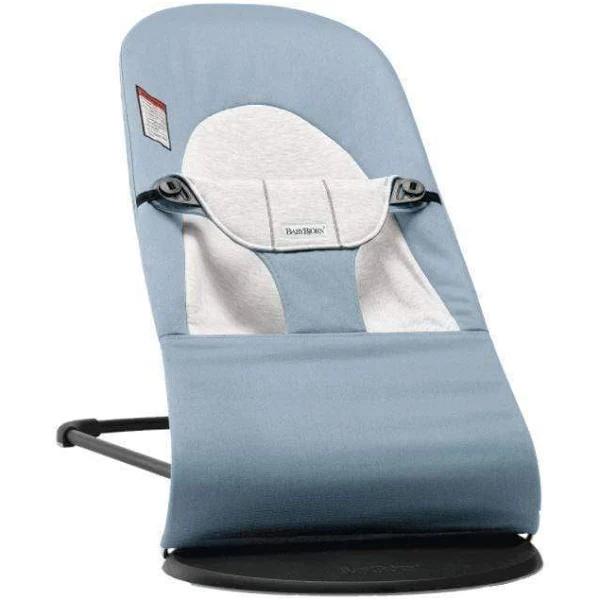 BabyBjörn Bouncer Balance Soft, Cotton/Jersey, blue/gray