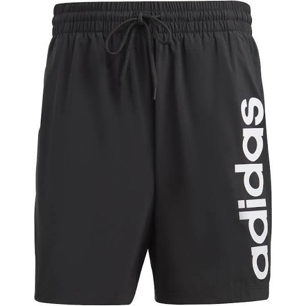 adidas-AEROREADY Essentials Chelsea Linear Logo Shorts-Men-Black-L