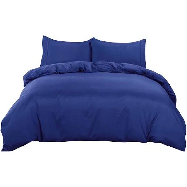 Royal Blue Soft Quilt Doona Cover Set 5 Size