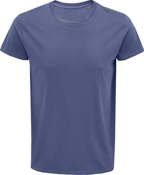 SOLS Mens Crusader Organic T-Shirt (Denim) (XL)