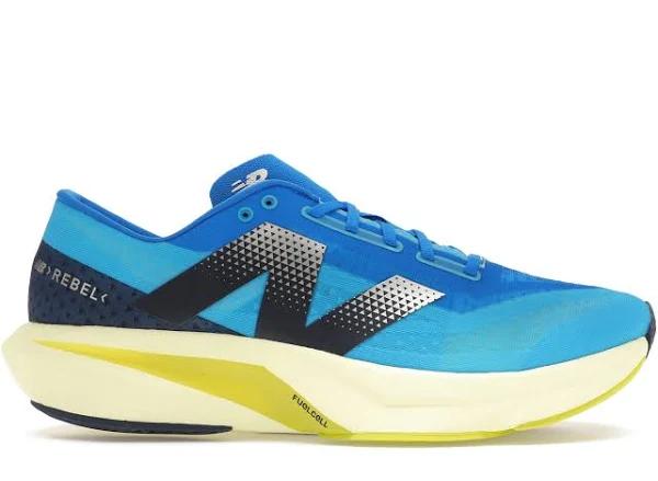 New Balance FuelCell Rebel V4 Shoes Blue Bright Green - 47