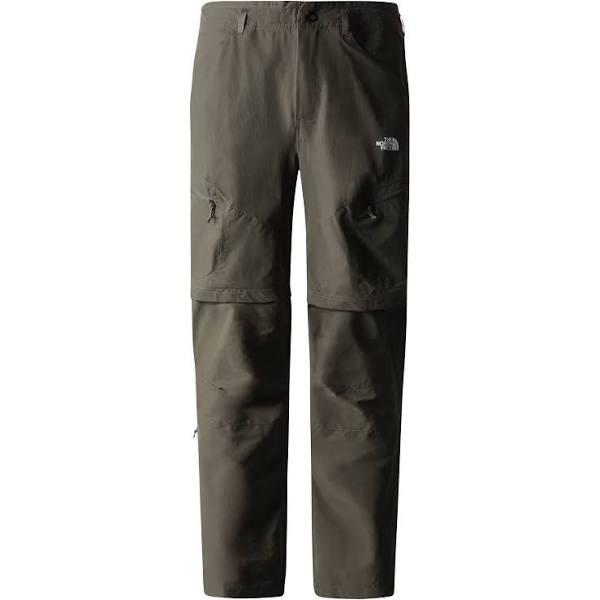 The North Face Mens Exploration Convertible Tapered Trousers New Taupe Green