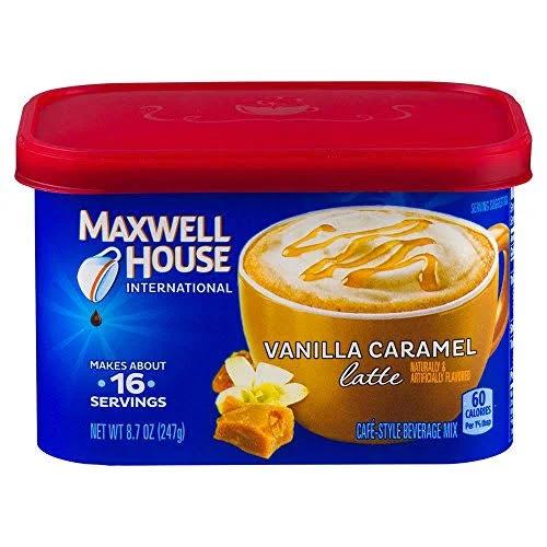 Maxwell House International Cafe Vanilla Caramel Latte Instant Coffe