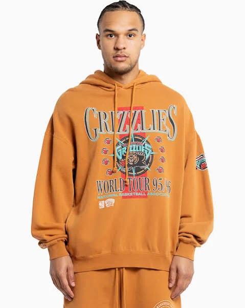 Mitchell & Ness Vancouver Grizzlies Tour Hoodie Bronze