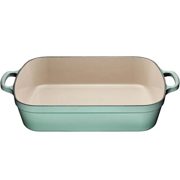 Le Creuset Cast Iron Roaster Sage Green 33cm