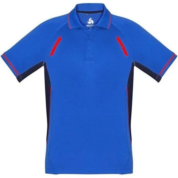 Biz Kids Renegade Polo - P700KS Royal/Navy/Fluoro Orange / 16