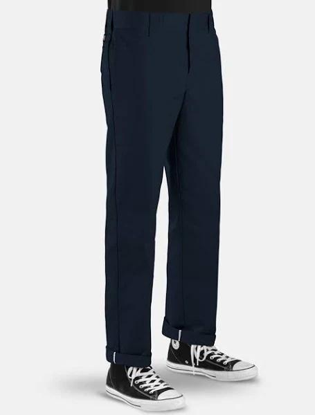 Dickies 873 Slim Straight Work Pants - Navy