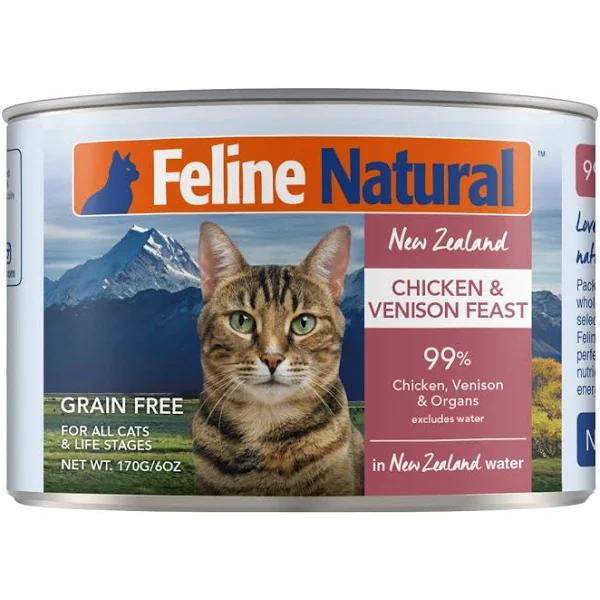 Feline Natural Chicken & Venison Feast Wet Cat Food 12x170g