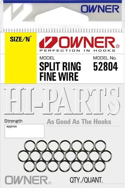 Owner P04 Fine Wire Split Ring, 3